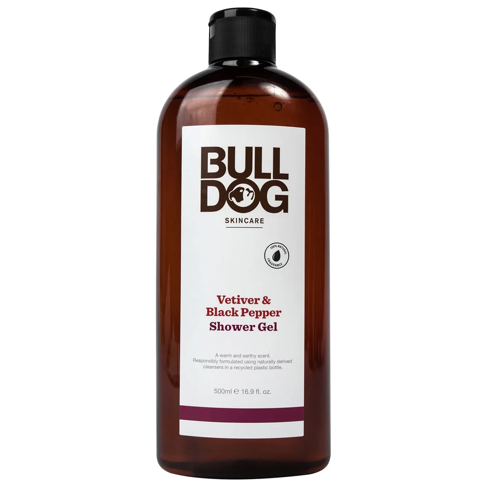 Bulldog Black Pepper & Vetiver Shower Gel 500ml Immagine 1