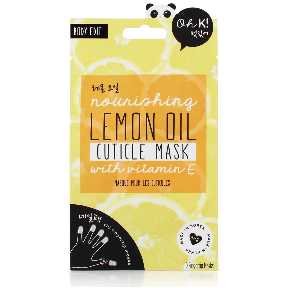 Oh K! Lemon Cuticle Finger Mask 6g Immagine 1