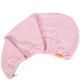 Turbante per capelli Aquis Waffle Luxe Blush