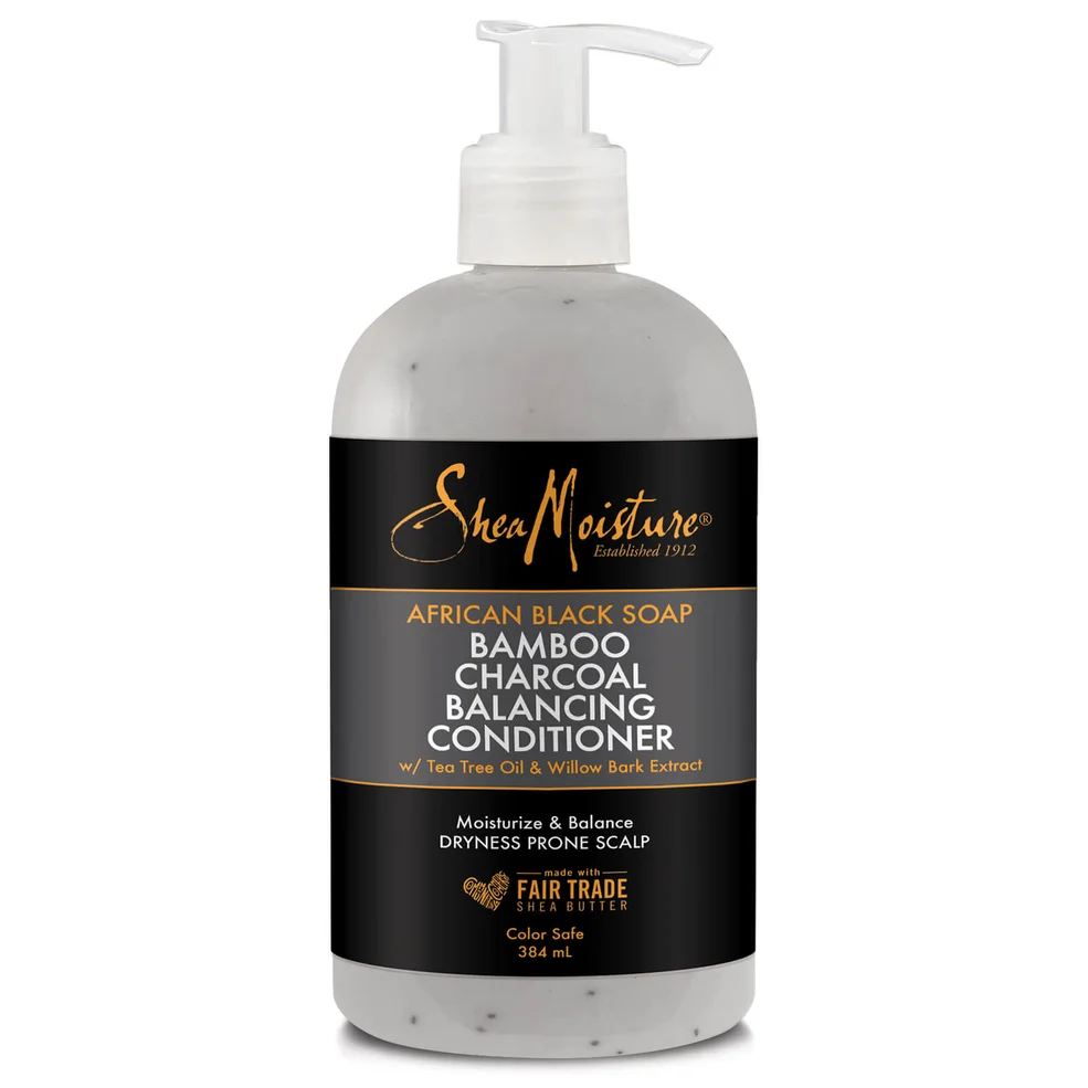 Shea Moisture African Black Soap Bamboo Charcoal Balsamo 384ml - Exclusive Immagine 1