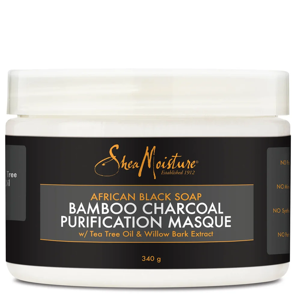 Shea Moisture African Black Soap Bamboo Charcoal Masque 354ml - Exclusive Immagine 1
