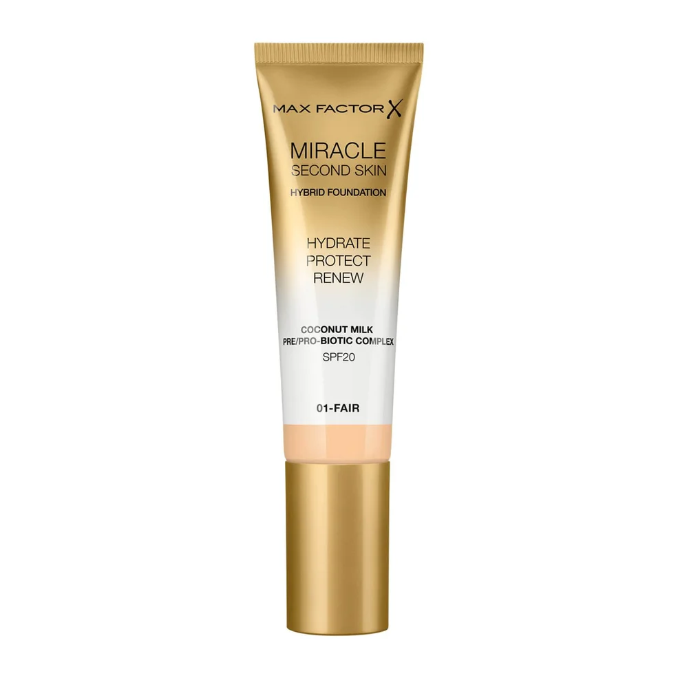 Max Factor Miracle Touch Second Skin 30ml (Various Shades) Immagine 1