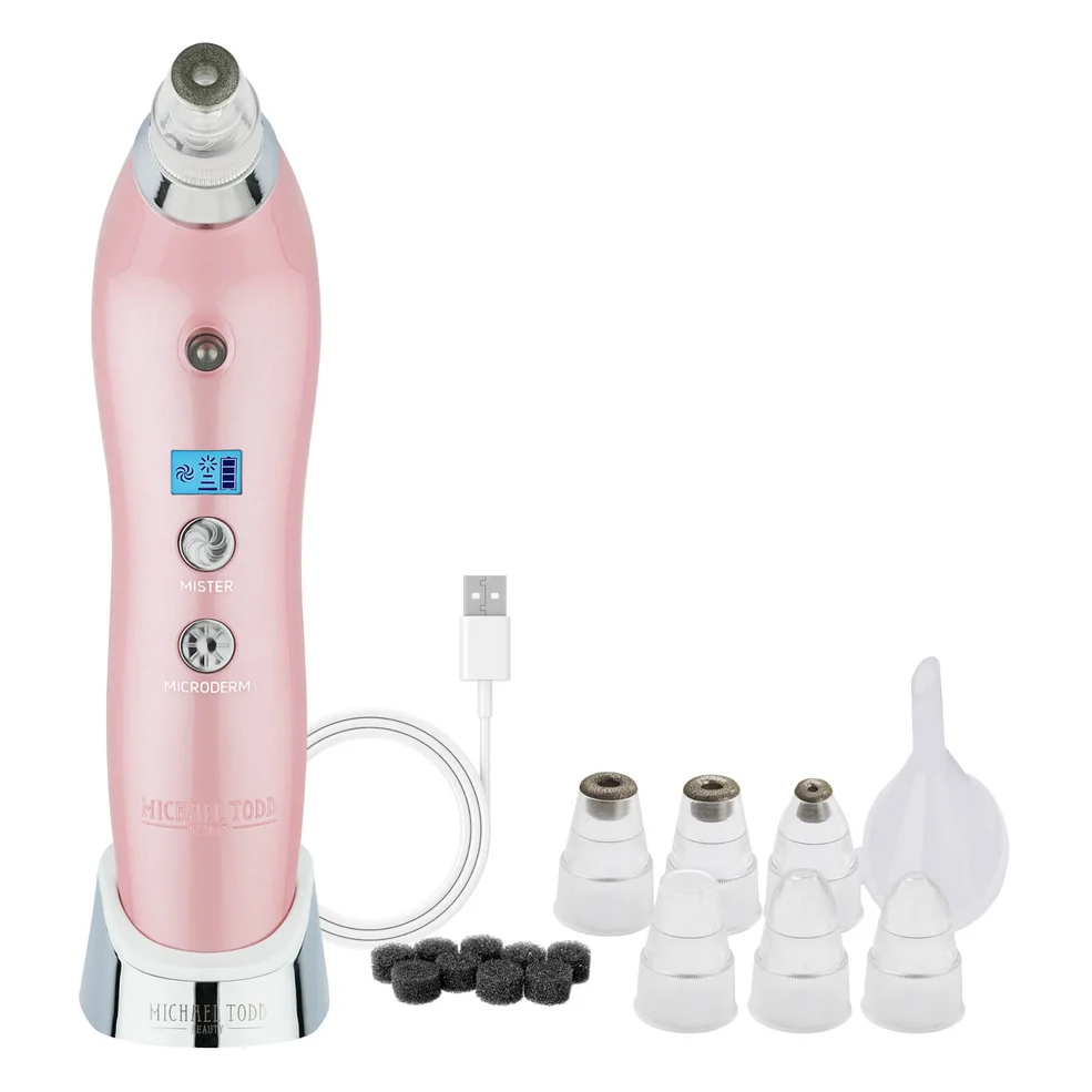 Michael Todd Beauty Sonic Refresher Wet/Dry Sonic Microdermabrasion and Pore Extraction System (Various Shades) Immagine 1
