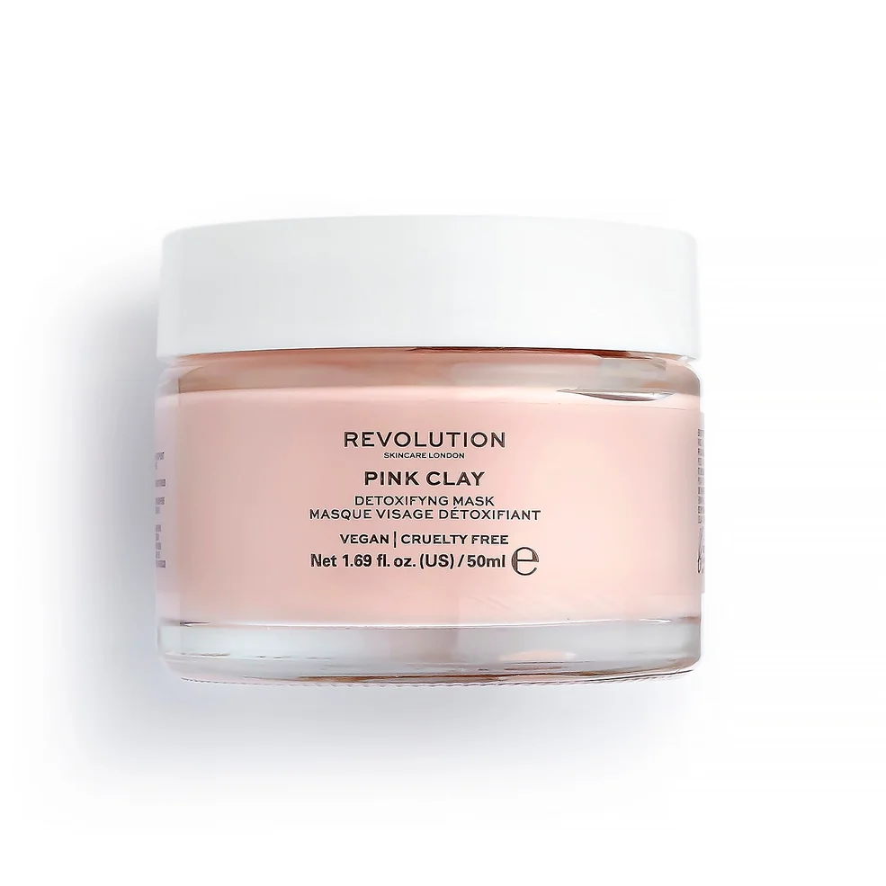 Revolution Skincare Pink Clay Detoxifying Face Mask Immagine 1