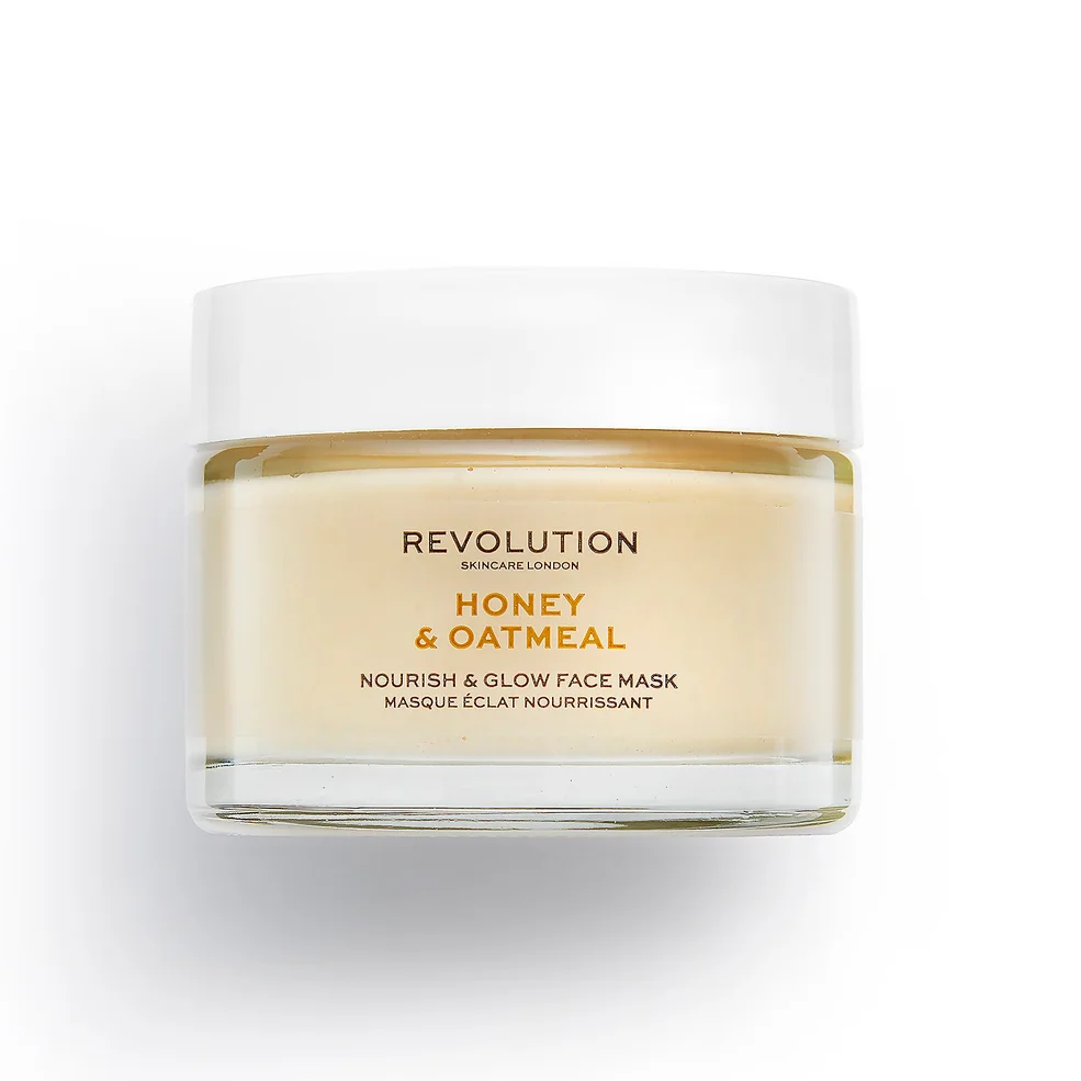 Revolution Skincare Honey and Oatmeal Nourish and Glow Face Mask 50ml Immagine 1
