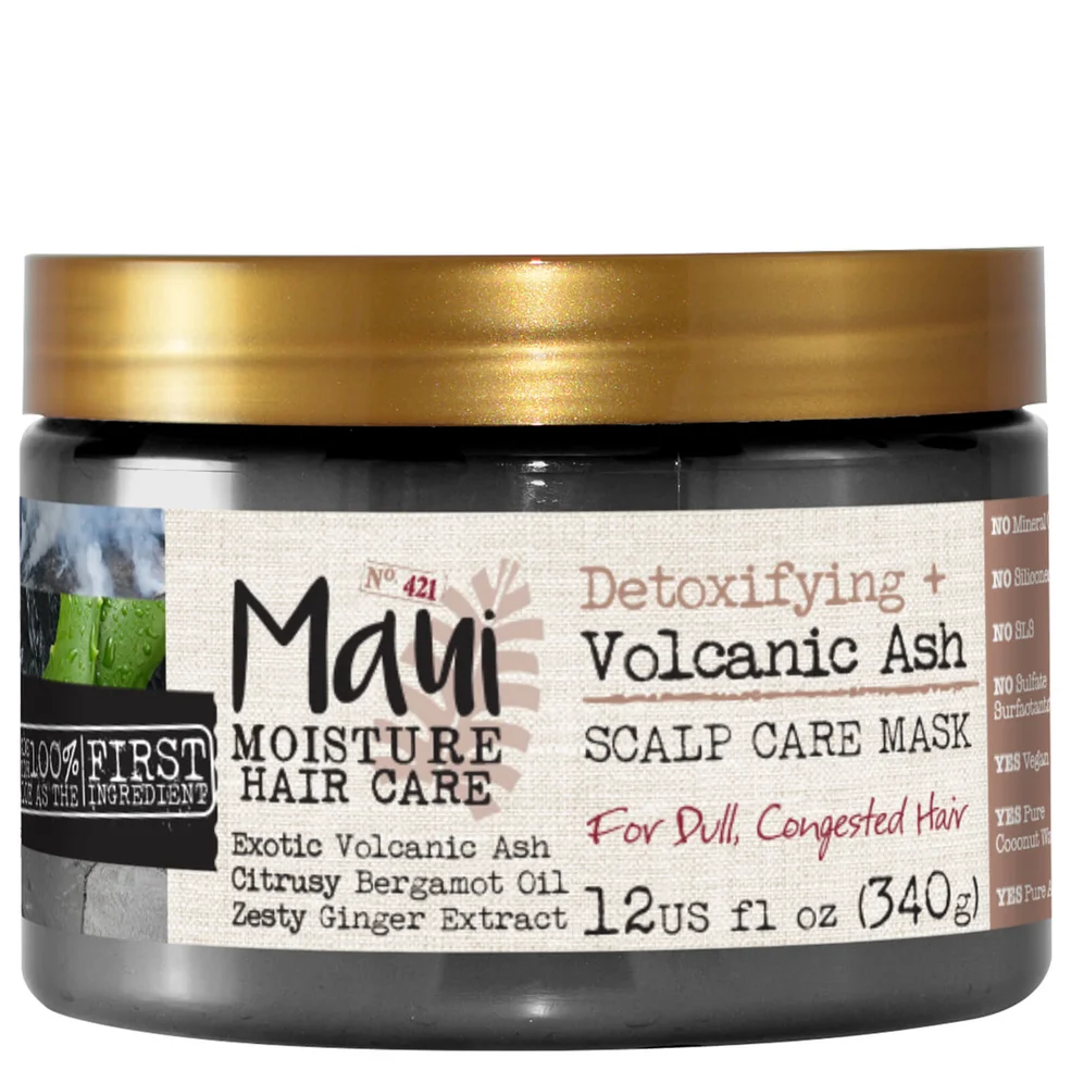 Maui Moisture Detoxifying+ Volcanic Ash Hair Mask 340g Immagine 1
