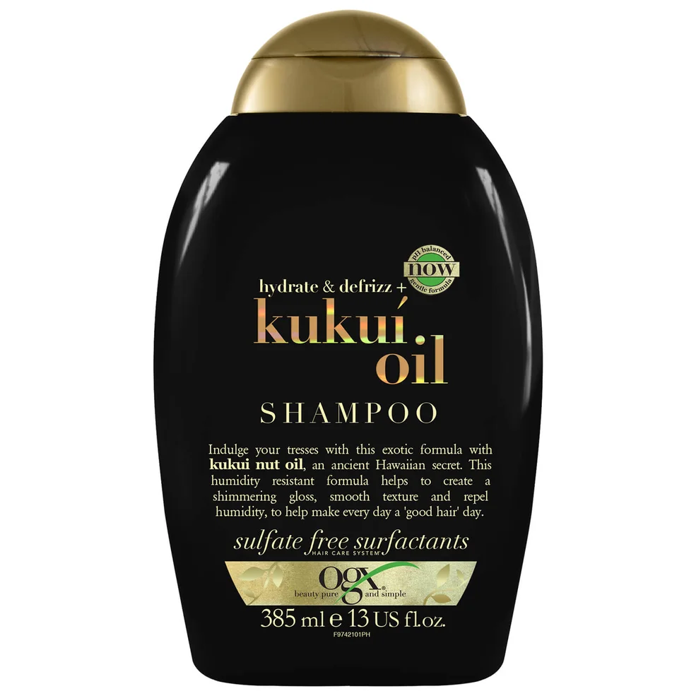 OGX Hydrate & Defrizz+ Kukui Oil Shampoo 385ml Immagine 1