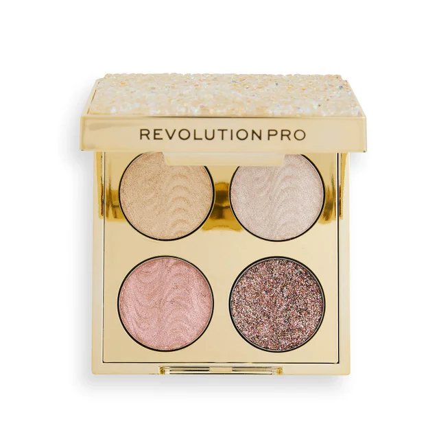 Revolution Pro Crystal Eye Quad - Gold Crystal 0,8 g