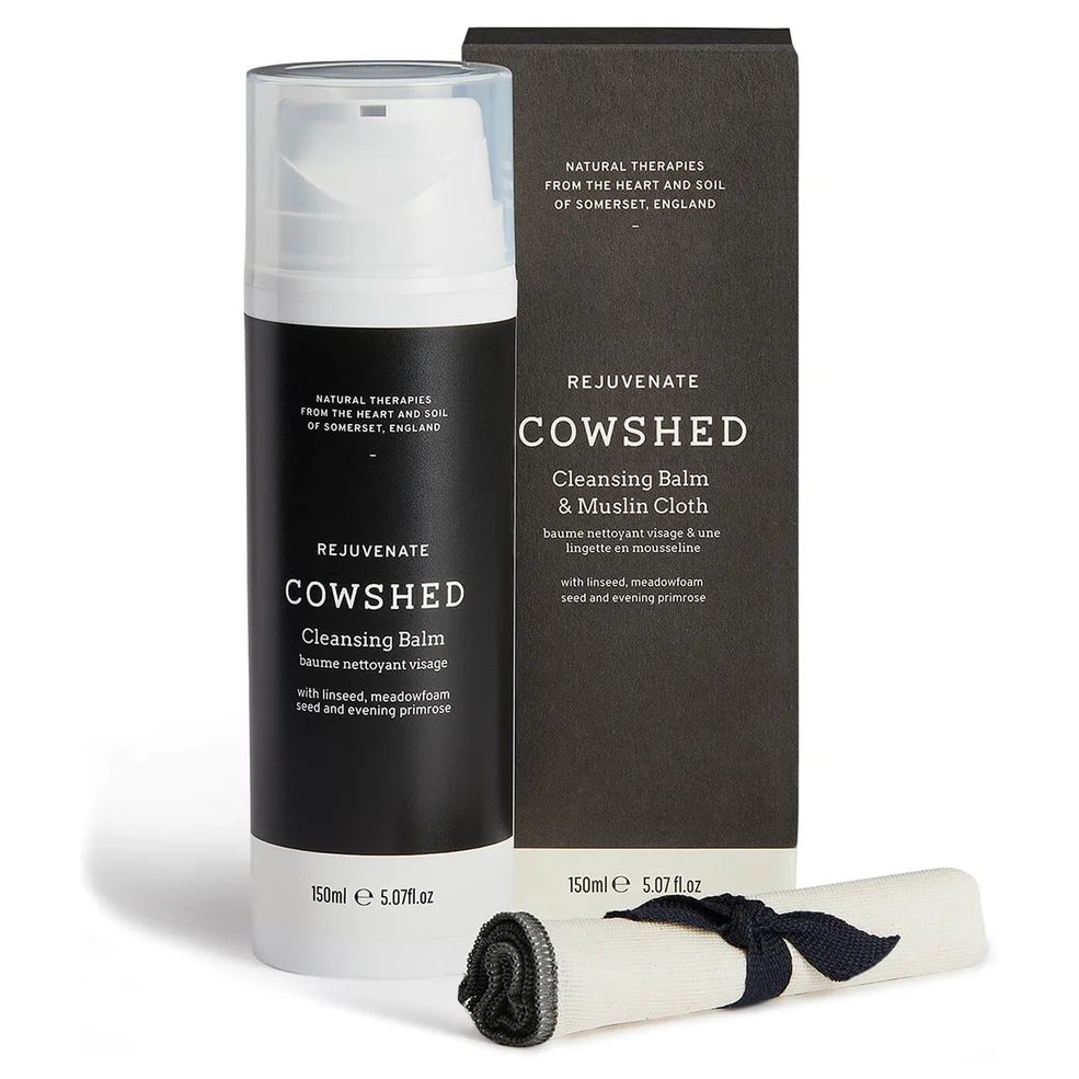 Cowshed Cleansing Balm with Cloth 150g Immagine 1
