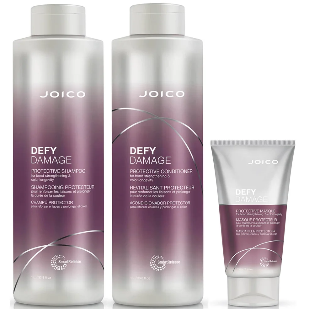 Joico Defy Damage Shampoo, Conditioner and Masque Set Immagine 1