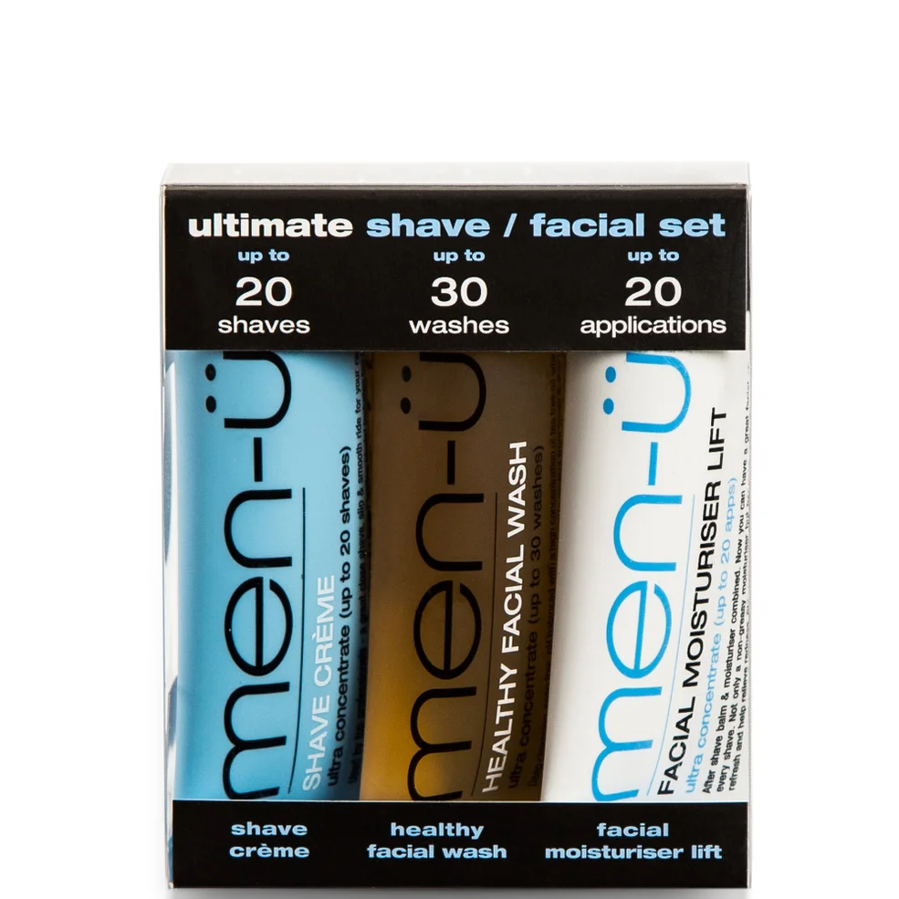 men-ü Ultimate Shave Facial Set - 15ml (3 Products) Immagine 1