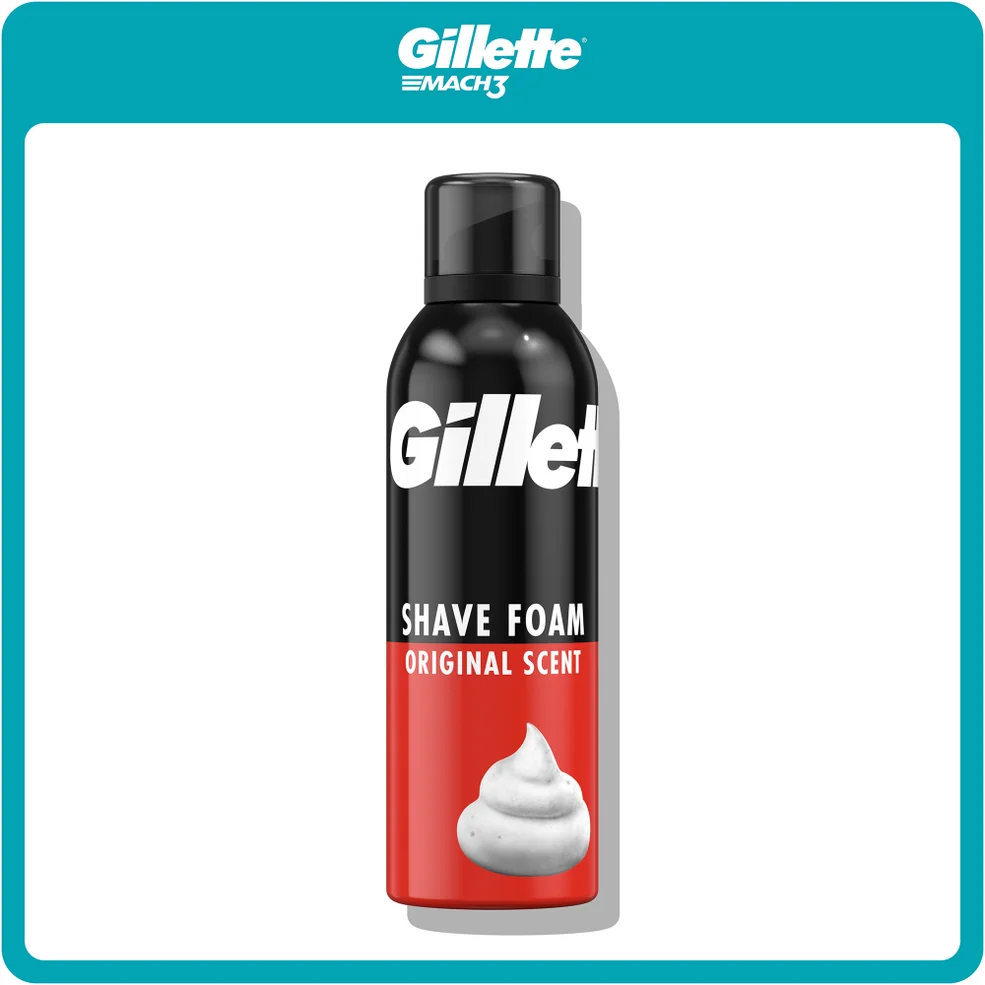 Gillette Shave Foam Regular 200ml Immagine 1