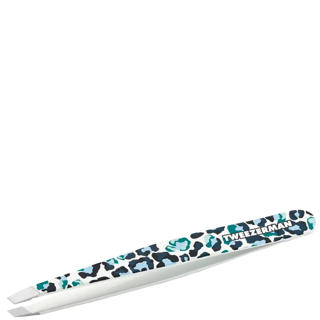 Tweezerman stampa animalier pinzetta obliqua - leopardato