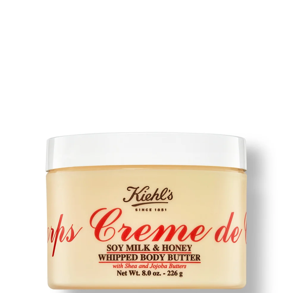 Kiehl's Creme de Corps Soy Milk & Honey Whipped Body Butter 226g Immagine 1