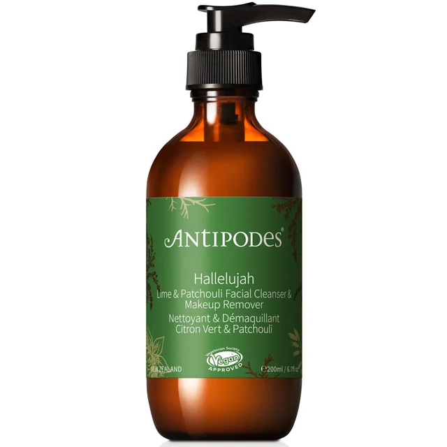 Antipodes Hallelujah detergente viso lime e patchouli 200 ml