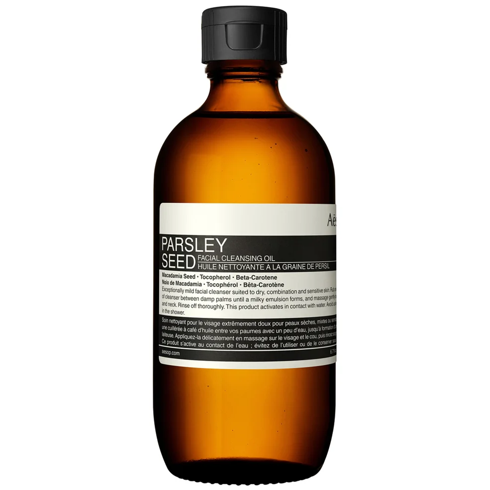 Aesop Olio Detergente Viso ai Semi di Prezzemolo 200 ml Immagine 1