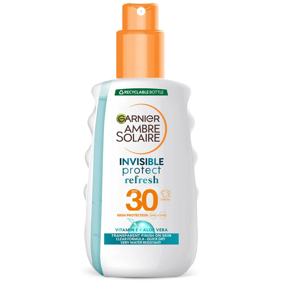 Garnier Ambre Solaire Clear Protect Transparent Crema Protezione Solare Spray SPF 30 200 ml Immagine 1