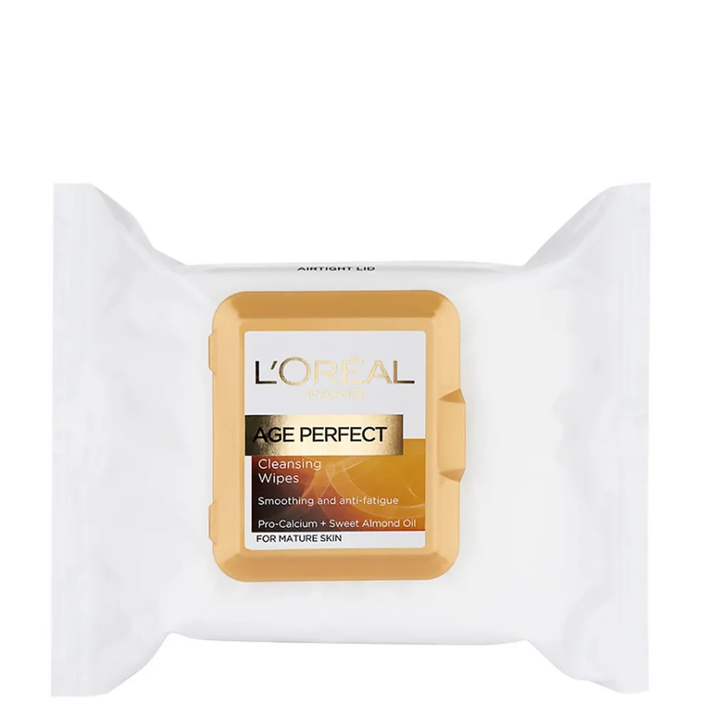L'Oréal Paris Age Perfect Salviette Detergenti per Pelli Mature (25 salviette) Immagine 1
