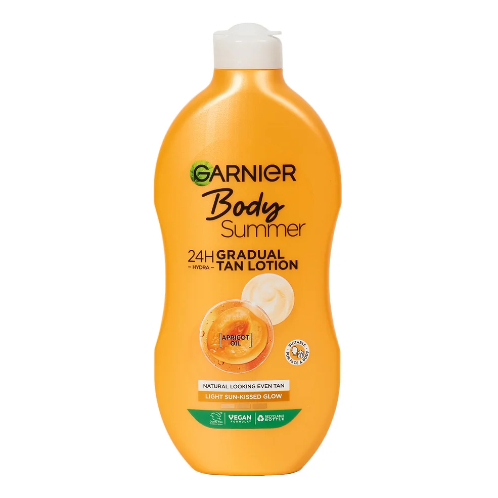 Garnier Summer Body Hydrating Gradual Tan Moisturiser Dark 400ml Immagine 1
