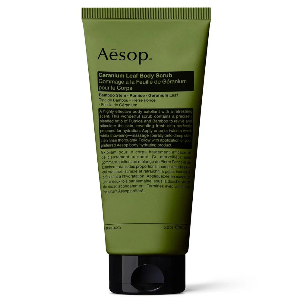 Aesop Geranium Leaf Body Scrub 180ml Immagine 1