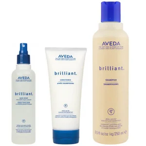 Aveda Brilliant Trio - Shampoo, Balsamo e Spray Lucidante - undefined undefined