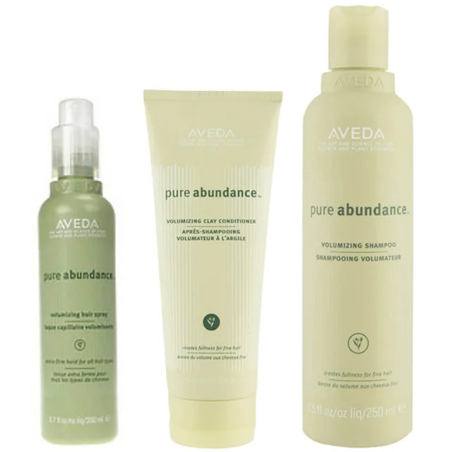 Aveda Pure Abundance Volumising Trio - Shampoo, Balsamo e Spray fissante