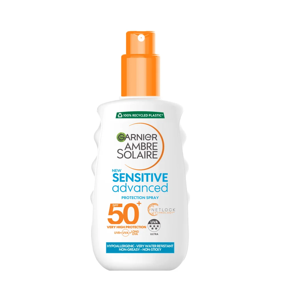 Garnier Ambre Solaire Sensitive Sun Cream Spray SPF 50+ 200ml Immagine 1