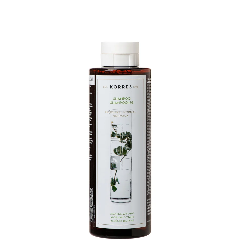 KORRES shampoo all'aloe e dittamo per capelli normali (250 ml) Immagine 1
