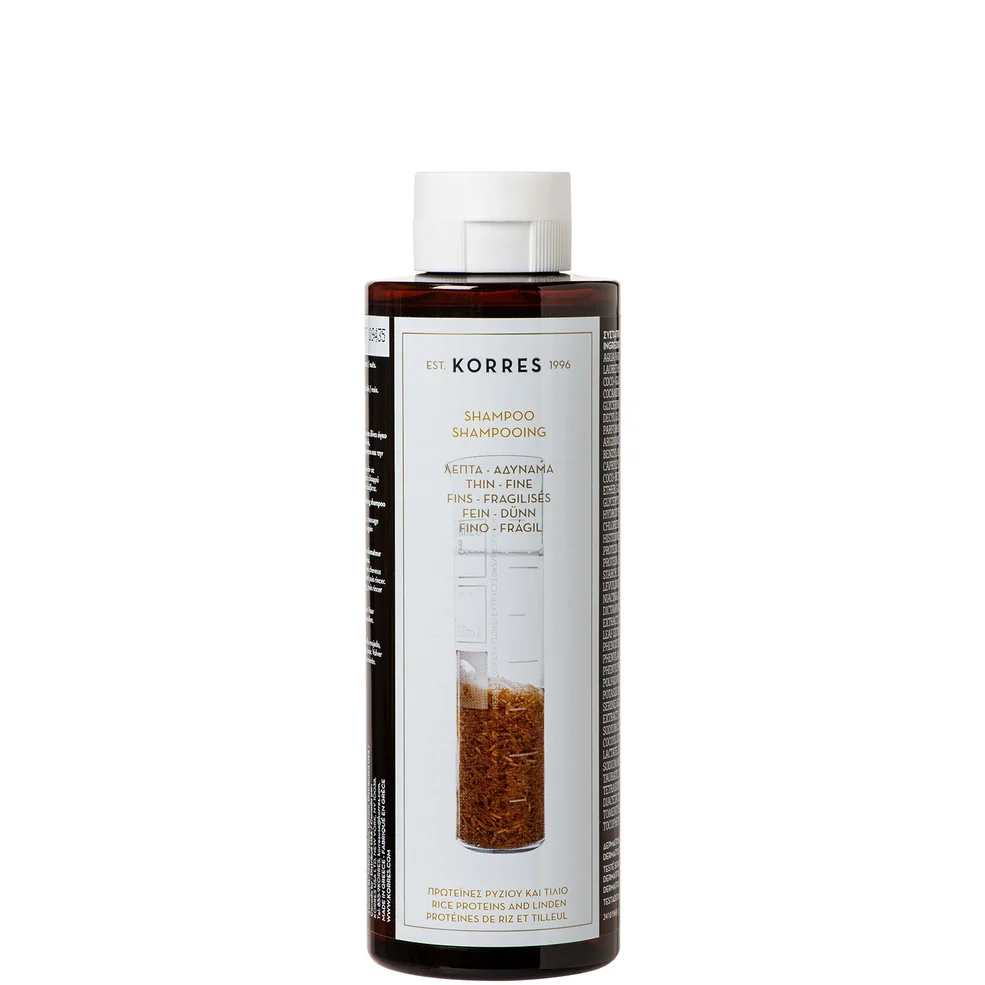Proteine del Riso & Shampoo Tiglio KORRES 250ml Immagine 1