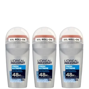 L'Oréal Men Expert Fresh Extreme deodorante roll-on (50 ml) confezione da 3 - undefined undefined