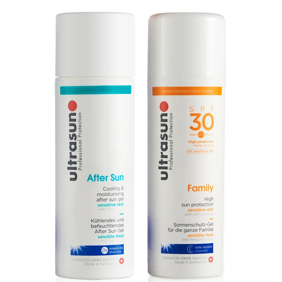 Ultrasun Family SPF 30 - Super Sensitive (150ml) and Ultrasun Aftersun Immagine 1