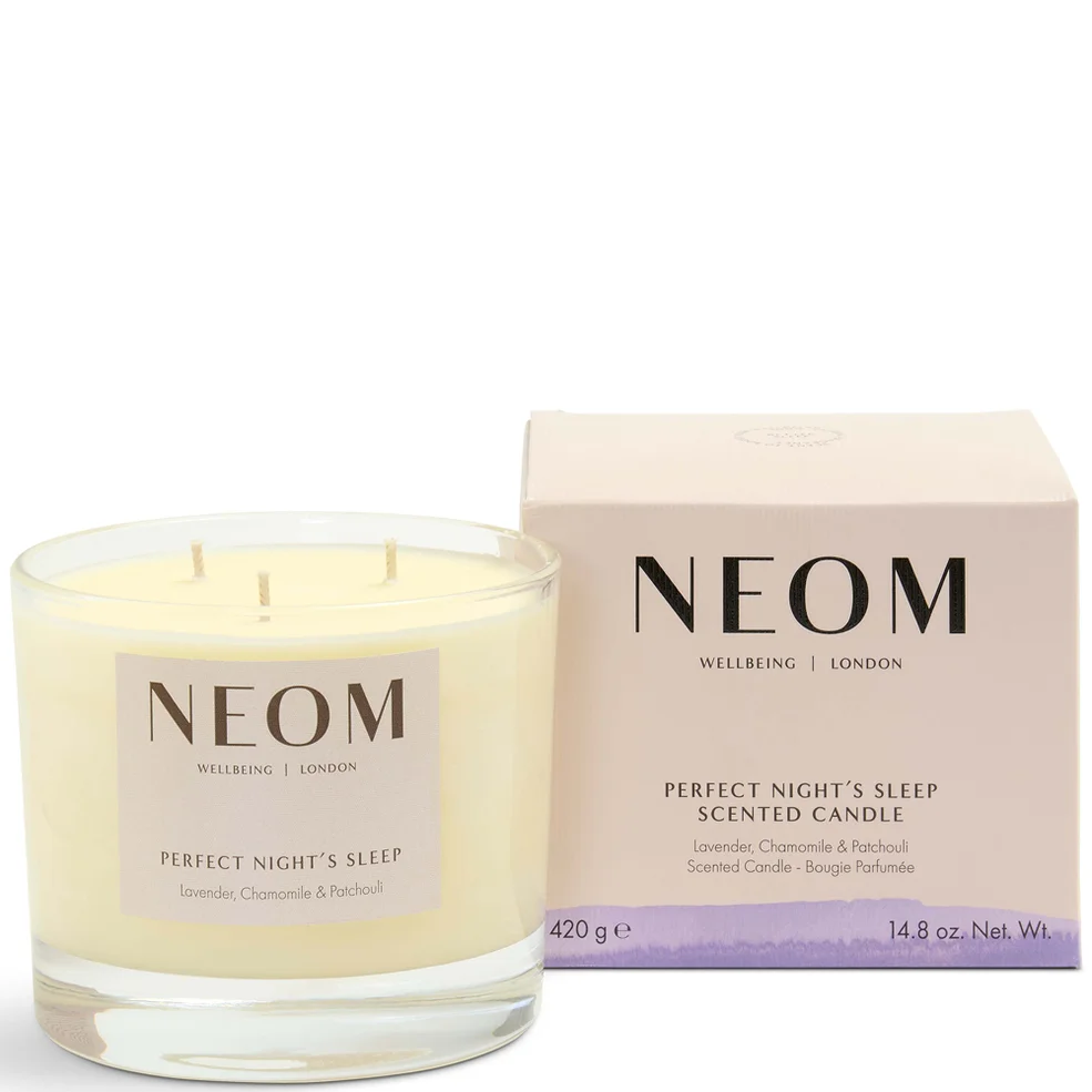 NEOM Perfect Nights Sleep candela profumata con 3 stoppini Immagine 1