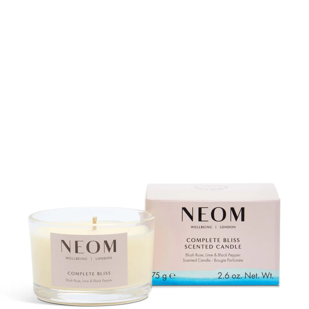 NEOM Complete Bliss candela profumata formato da viaggio Immagine 1