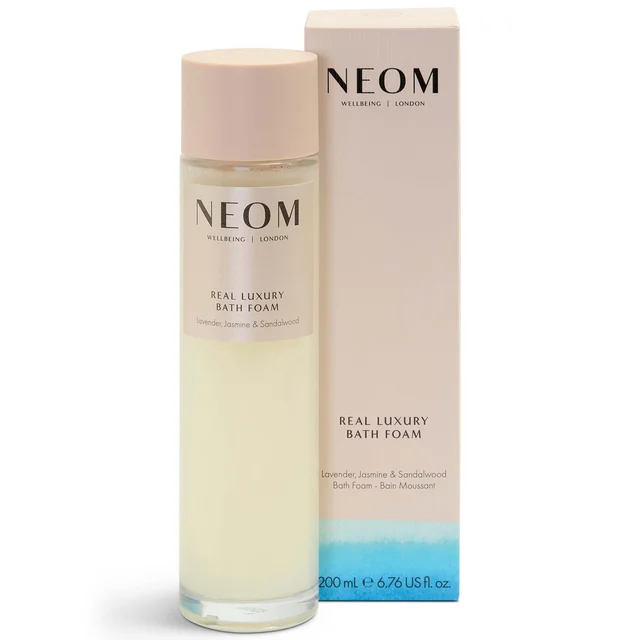 NEOM Real Luxury De-Stress schiuma da bagno (200 ml)