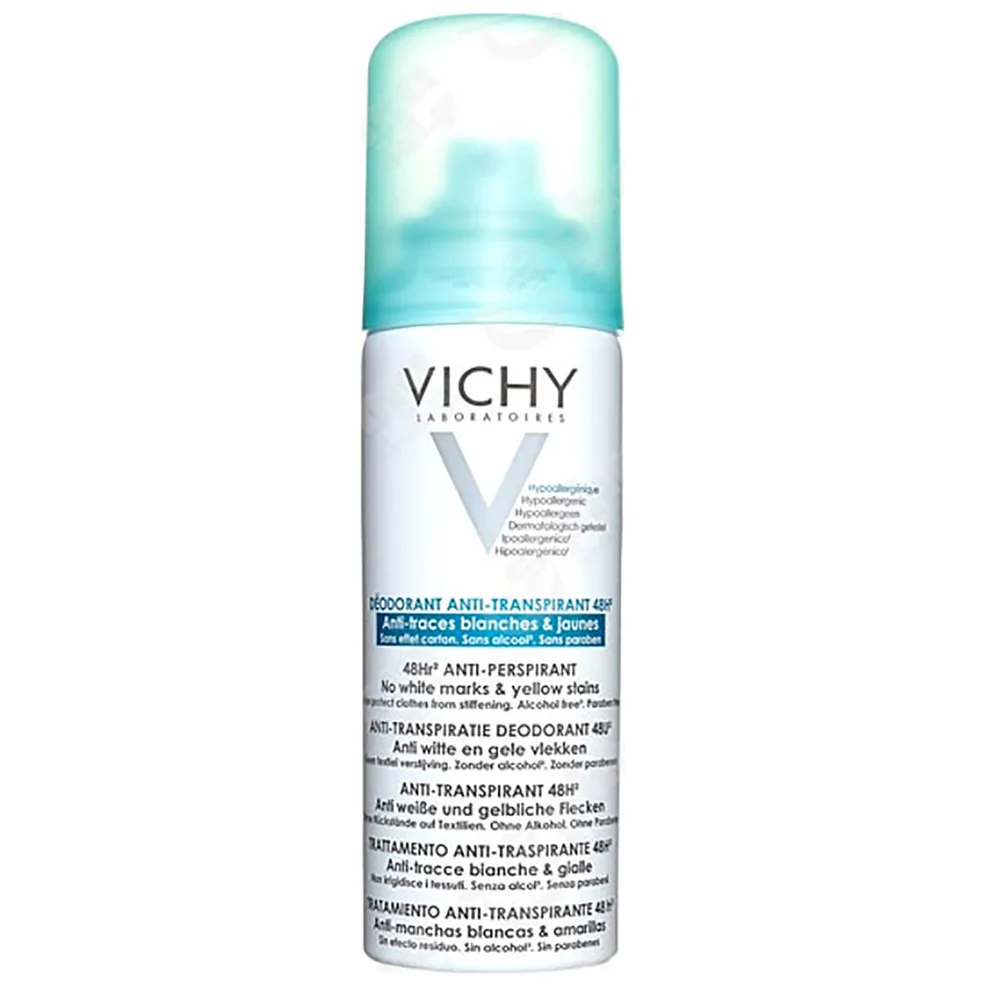 Vichy deodorante regolatore anti-traspirante 48H anti-tracce 125 ml Immagine 1
