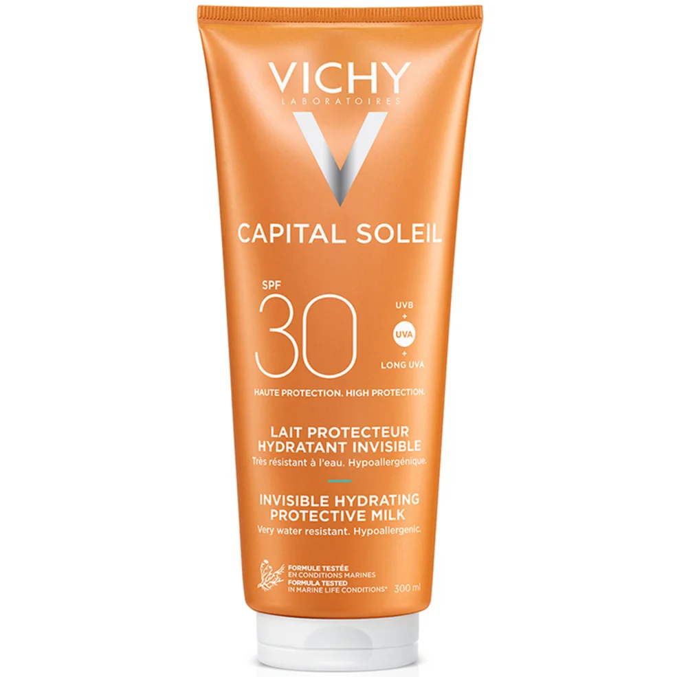 Vichy Idéal Soleil latte fresco idratante per viso e corpo con SPF 30 300 ml Immagine 1