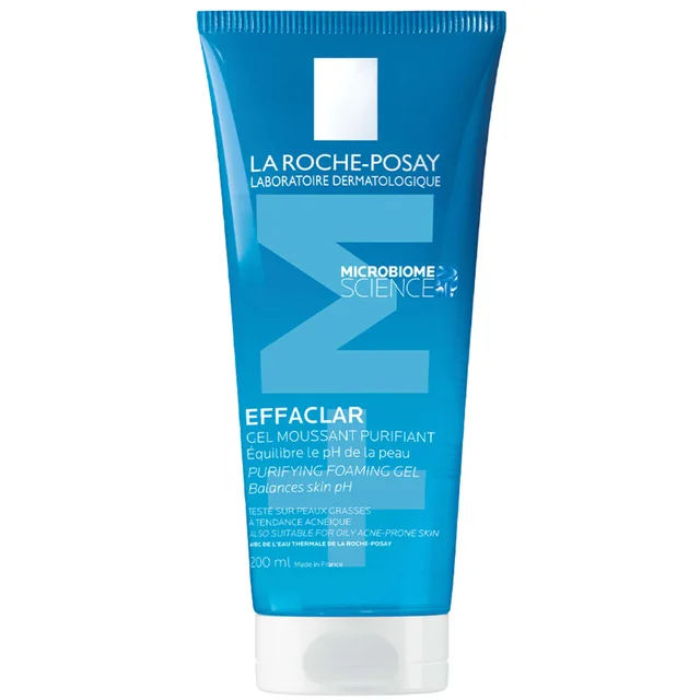 La Roche-Posay Effaclar Gel Detergente Schiumogeno per Pelle Grassa e Soggetta a Imperfezioni 200 ml