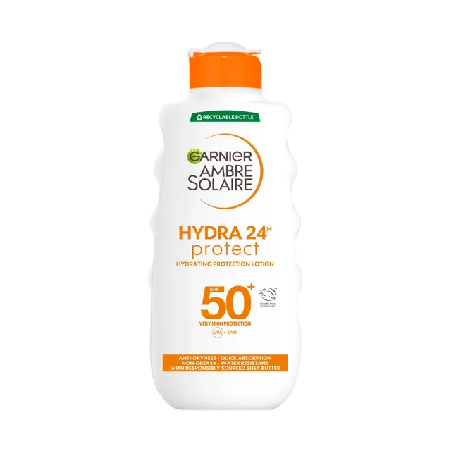 Garnier Ambre Solaire Crema Protezione Solare al Burro di Karité Ultraidratante SPF 50 200 ml