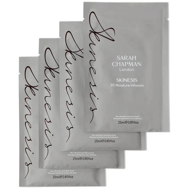 Sarah Chapman Skinesis 3D Moisture Infusion maschera (4 x 25 ml)