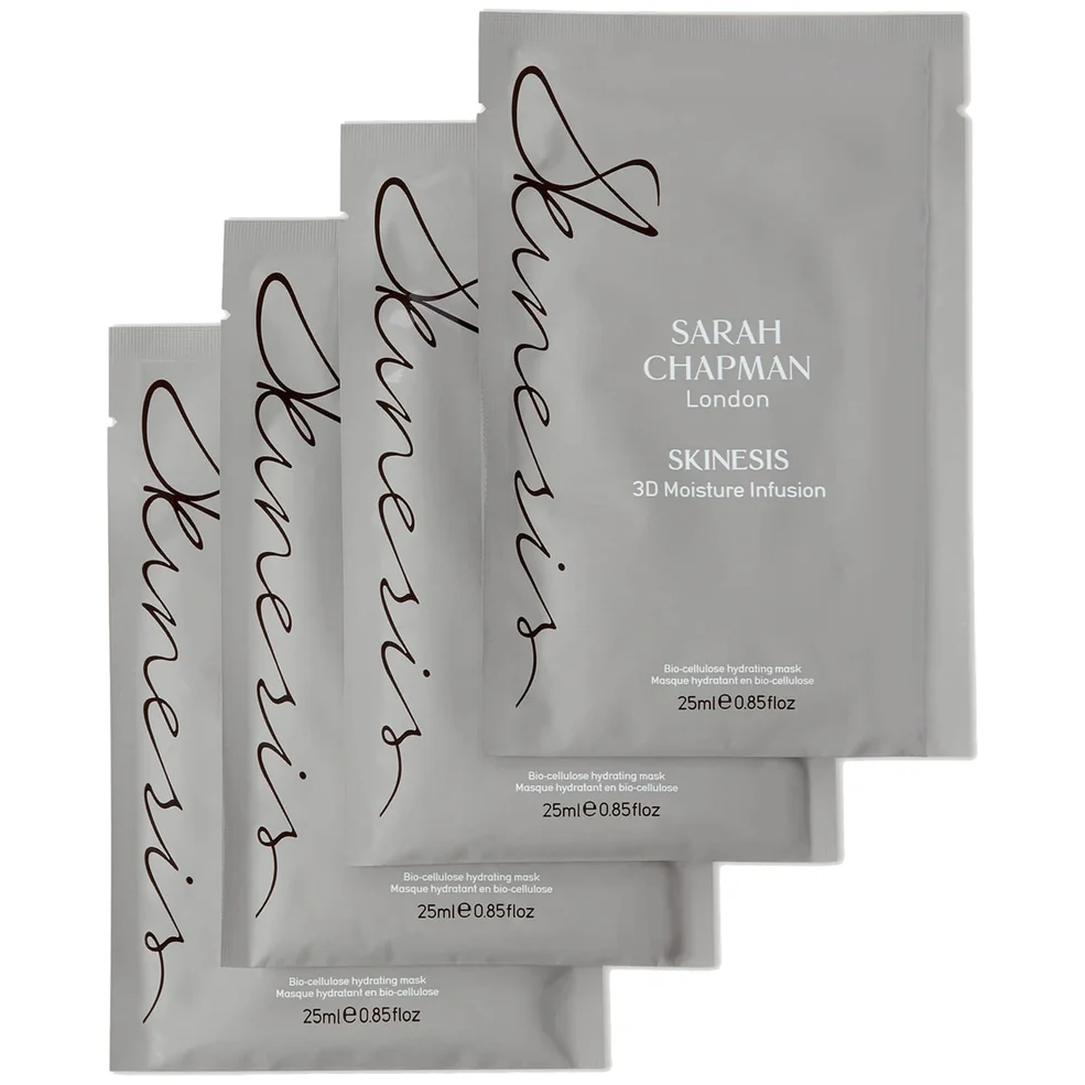 Sarah Chapman Skinesis 3D Moisture Infusion maschera (4 x 25 ml) Immagine 1