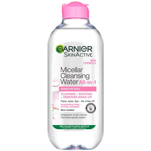 Garnier Acqua Micellare Detergente e Struccante Viso per Pelle Sensibile 400 ml