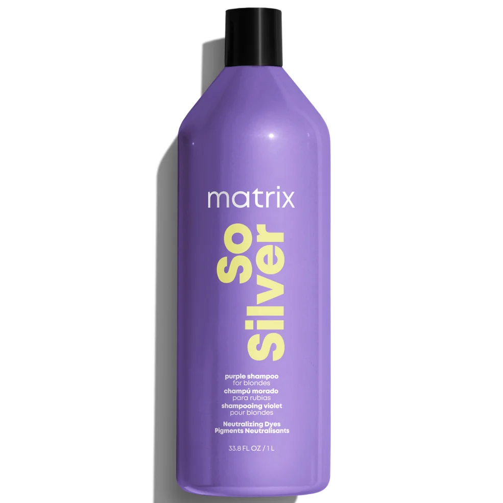Matrix Total Results So Silver Purple Shampoo for Toning Blondes, Greys and Silvers 1000ml Immagine 1