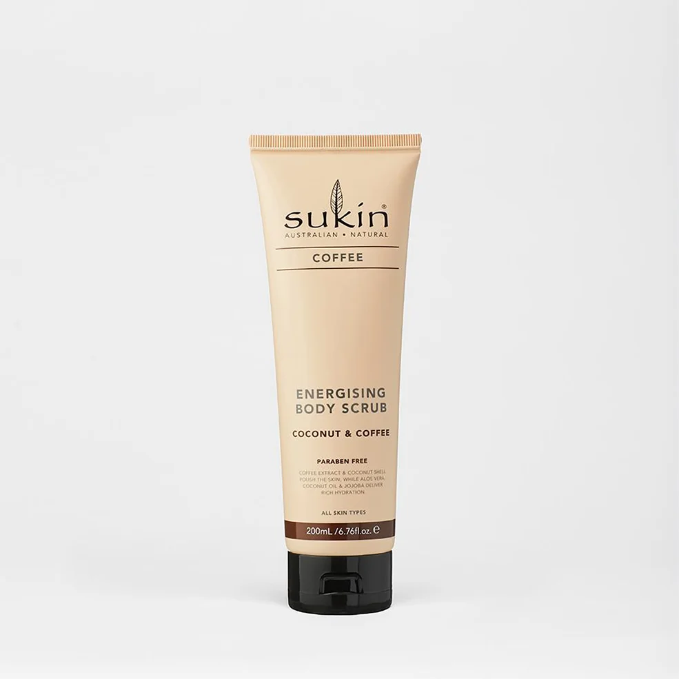 Sukin Energising corpo Scrub con Caffè e Cocco 200ml Immagine 1