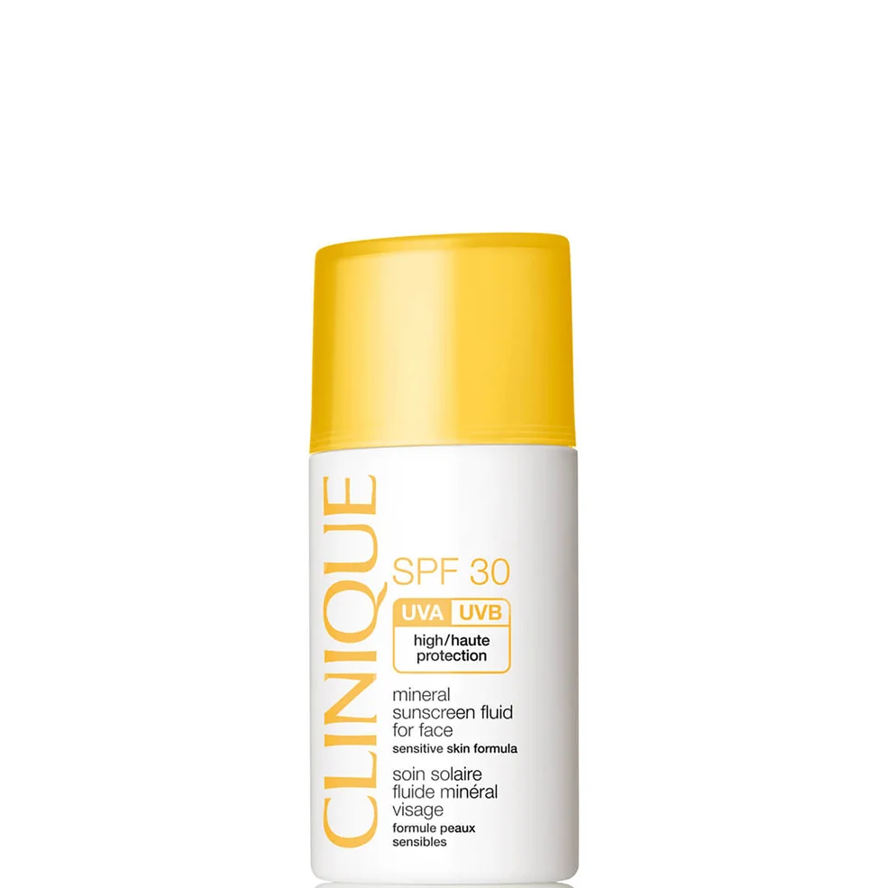 Clinique Crema solare minerale fluida per viso SPF30 30ml Immagine 1