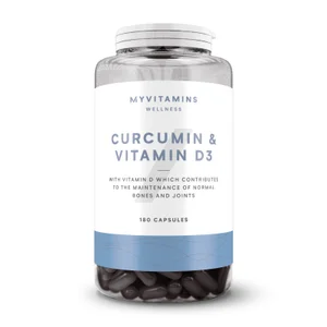 Myvitamins Curcumin & Vitamin D Capsules - Amount 60capsules