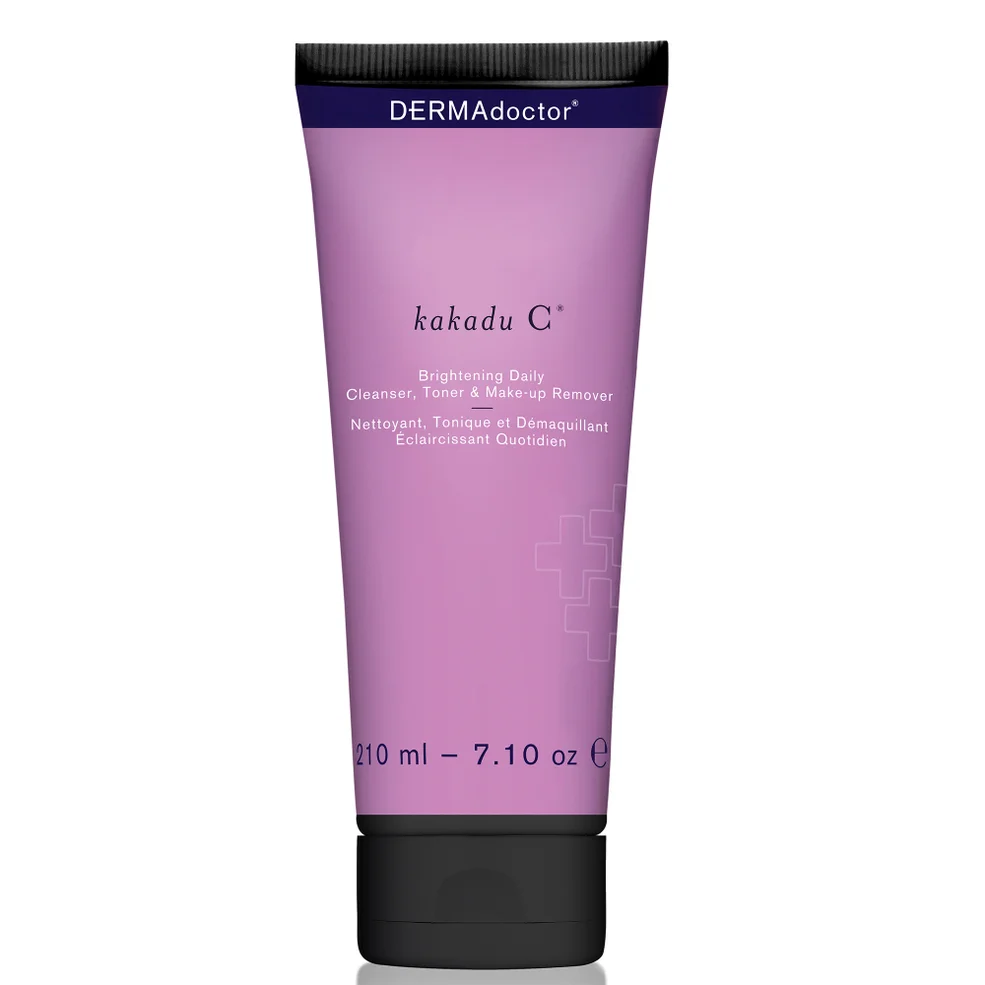DERMAdoctor Kakadu C Brightening Daily Cleanser 7.1 oz Tube Immagine 1