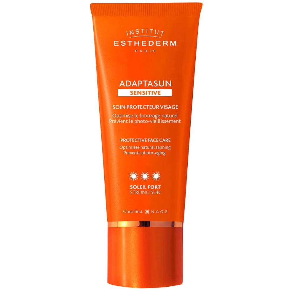 Institut Esthederm Adaptasun Sensitive Soin Protecteur Visage Soleil Fort Crema Protezione Solare Viso Forte 50Ml Immagine 1