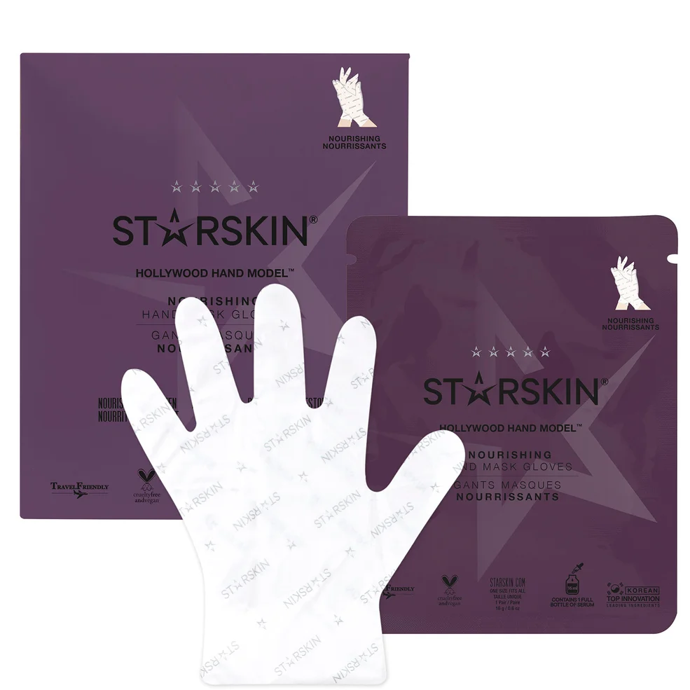 STARSKIN Hollywood Hand Model™ guanti-maschera nutrienti doppio strato per le mani Immagine 1