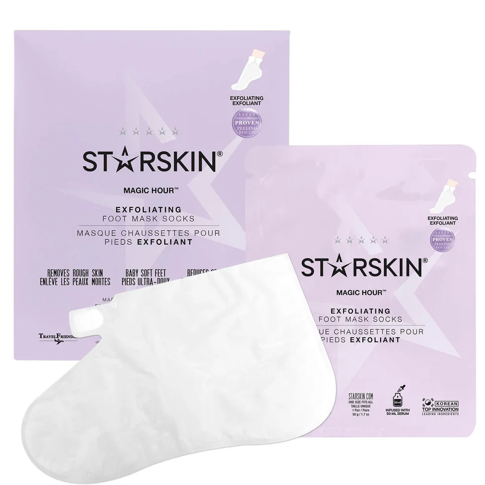 STARSKIN Magic Hour™ calzini-maschera esfolianti doppio strato per i piedi Immagine 1