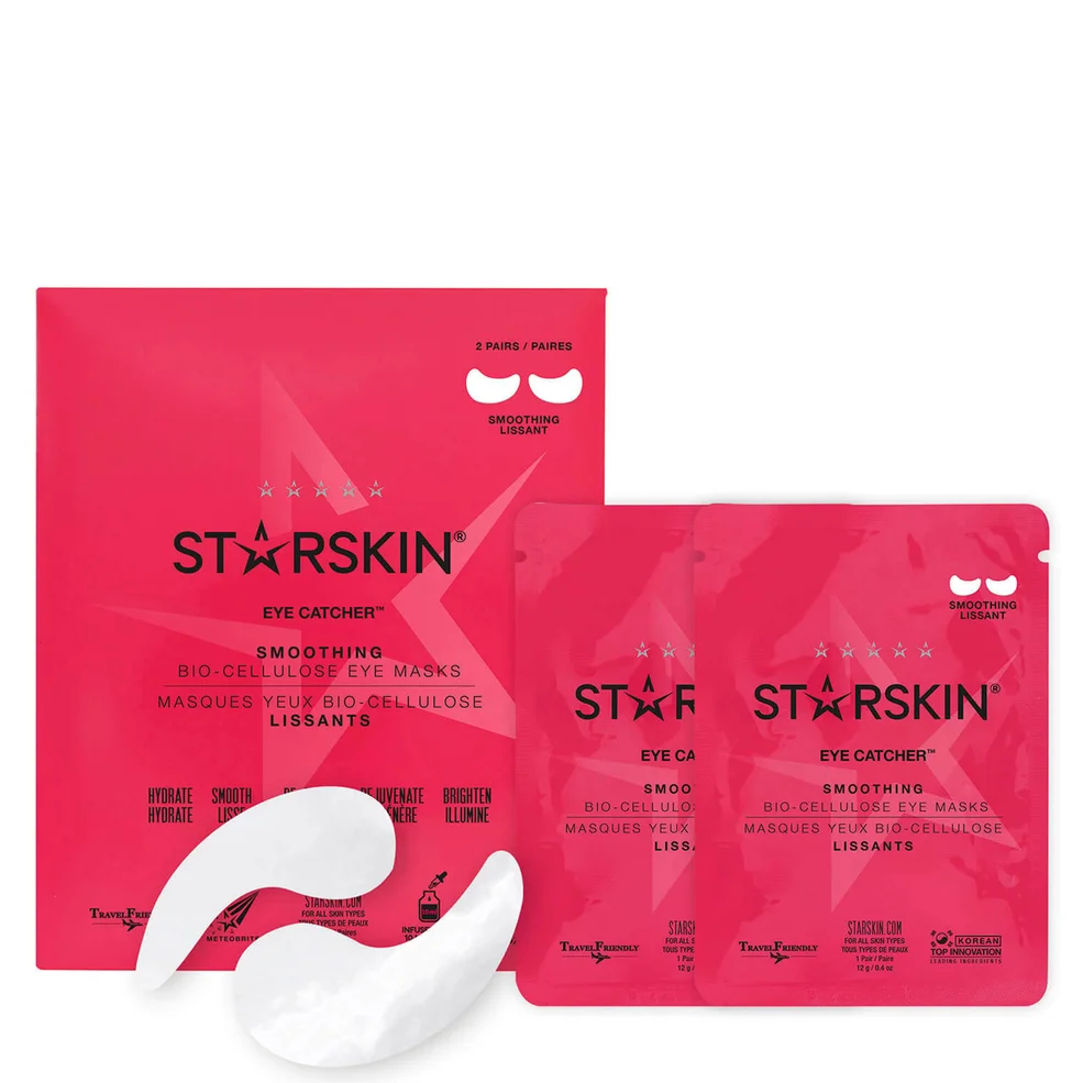 STARSKIN Eye Catcher™ maschera occhi levigante seconda pelle in biocellulosa di cocco (2 maschere) Immagine 1